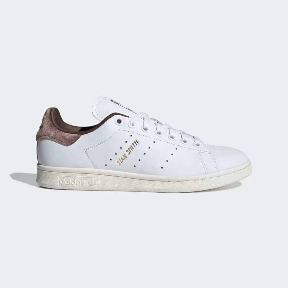 Adidas Stan Smith Shoes Sneakers IF7003 White / Velvet Brown Women's - Picture 4 of 9
